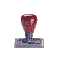 Stempel Evermark E3 tekst innenfor 52 x 52 mm 